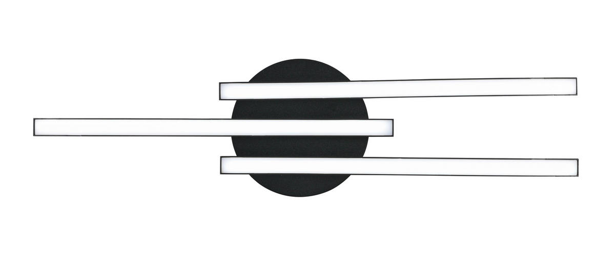 Plafonieră Cu Led 18 W    54,5/14/6,5 cm  - alb/negru, Basics, plastic/metal (54,5/14/6,5cm) - Boxxx