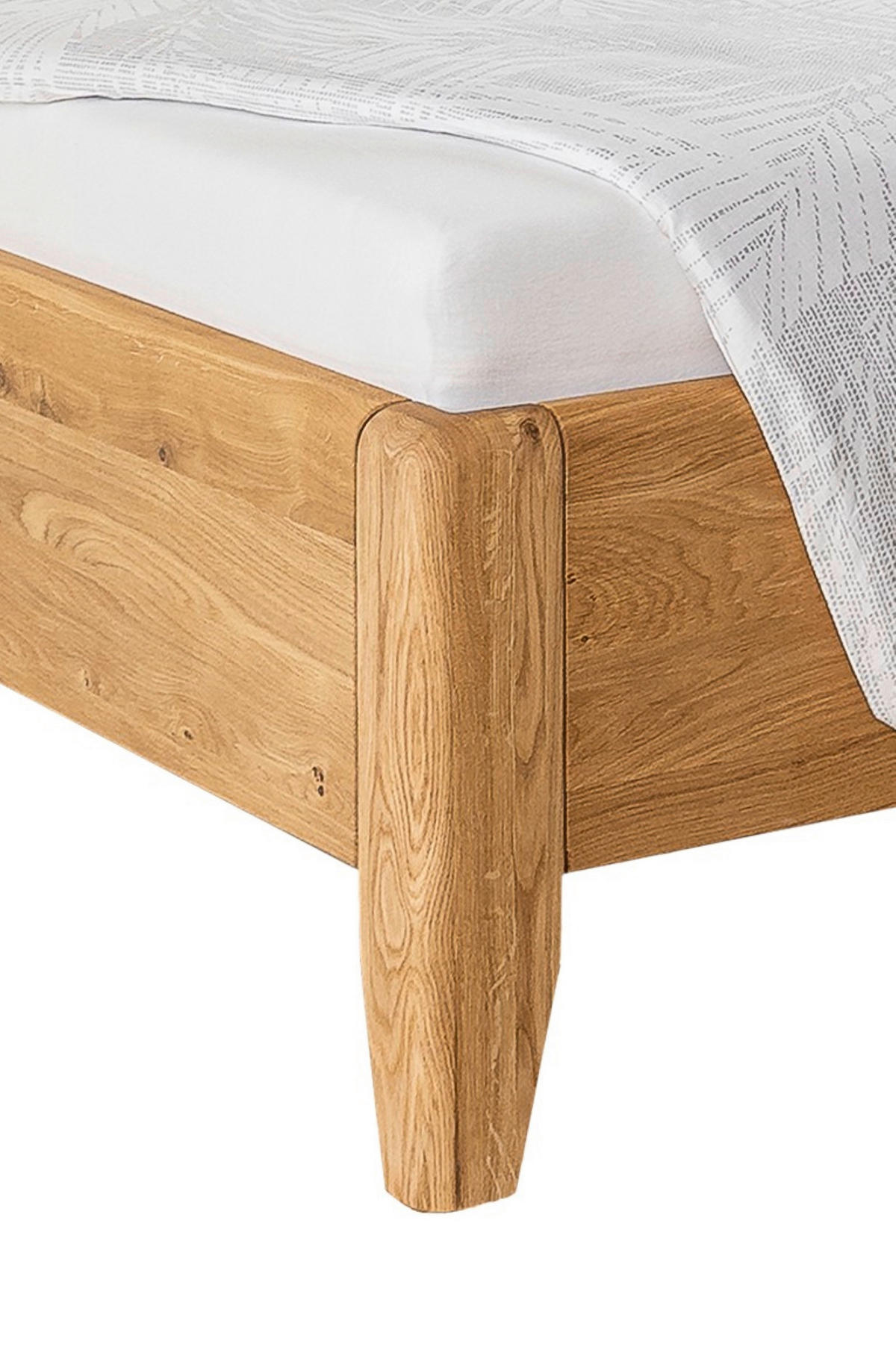 BETT 140/200 cm  in Naturfarben, Wildeiche  - Wildeiche/Naturfarben, MODERN, Holz (140/200cm) - MID.YOU