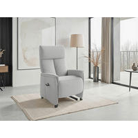 RELAXSESSEL Textil Silberfarben  - Silberfarben/Schwarz, Basics, Kunststoff/Textil (76/110/84cm) - Sit & More