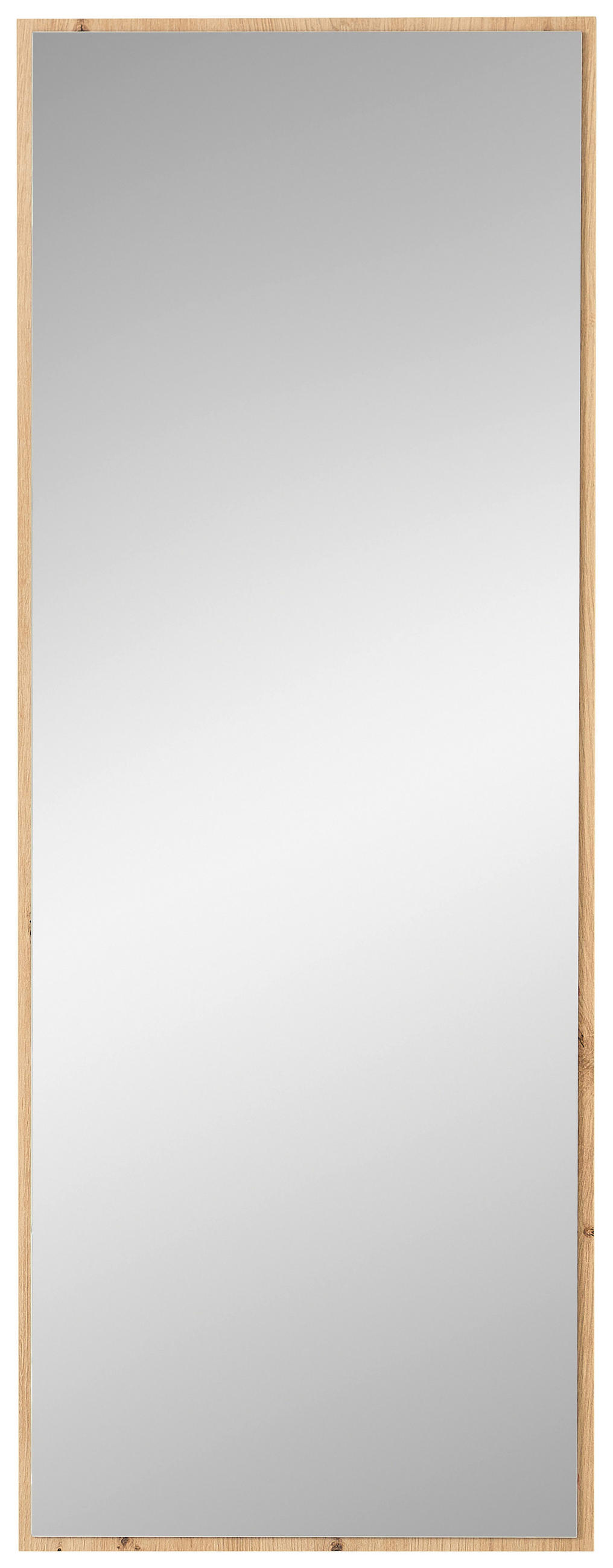 GARDEROBE 4-teilig  in 206/202/38 cm  - Weiß/Eiche Artisan, Design, Glas/Holzwerkstoff (206/202/38cm)