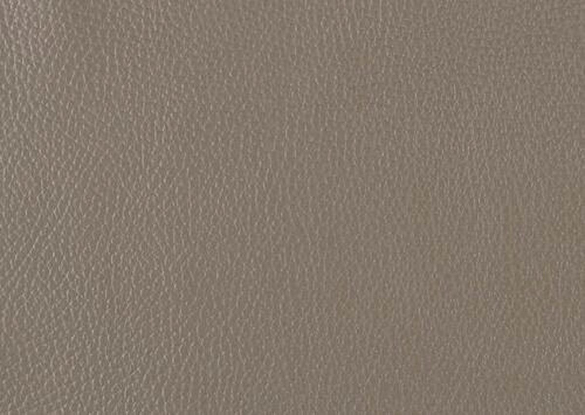 2-SITZER-SOFA Echtleder Taupe  - Taupe/Schwarz, Design, Leder/Metall (180/82/92cm) - Johann Jakob