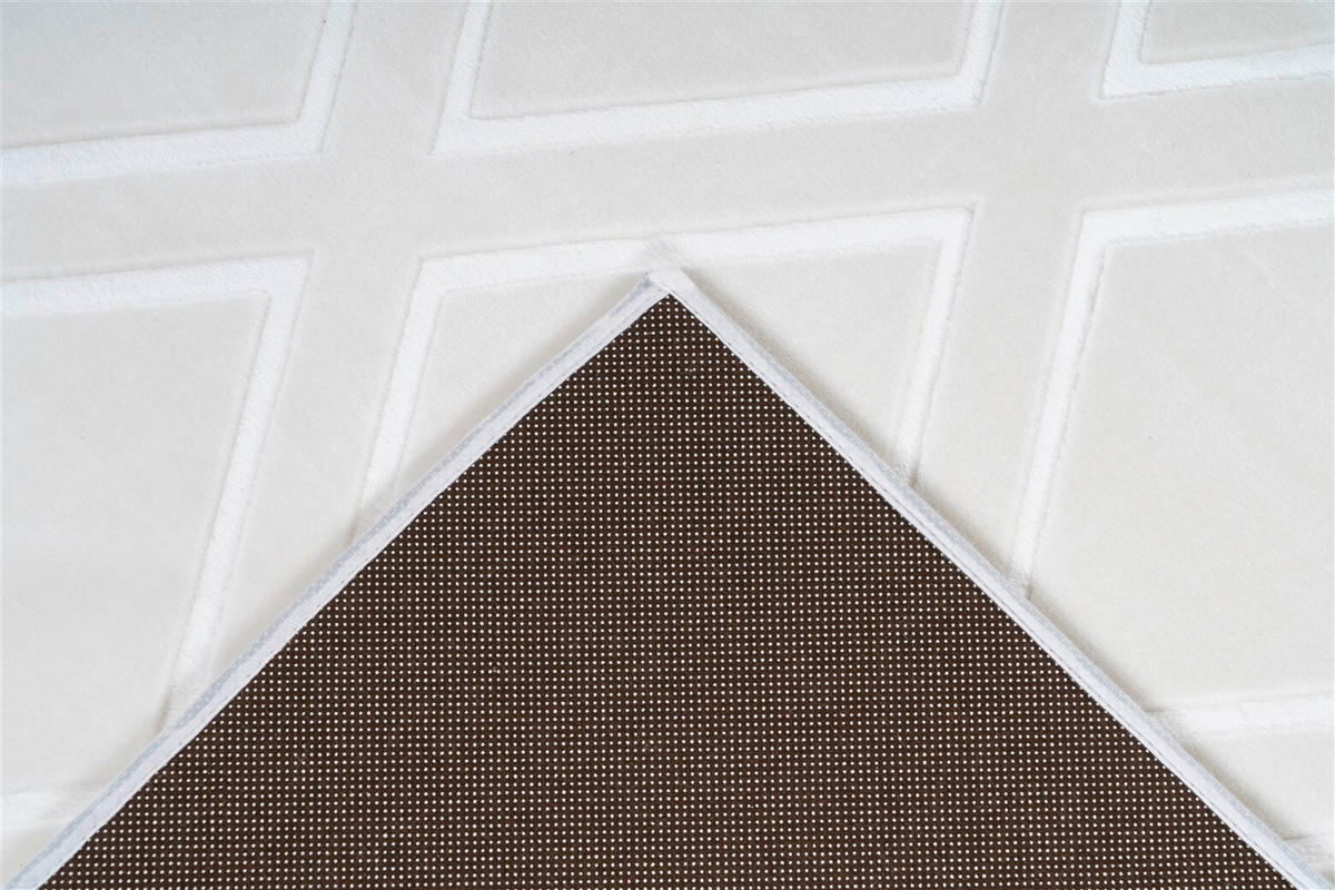 FLACHWEBETEPPICH 160/230 cm Monroe 300 Weiß Weiß  - Weiß, KONVENTIONELL, Kunststoff/Textil (160/230cm)