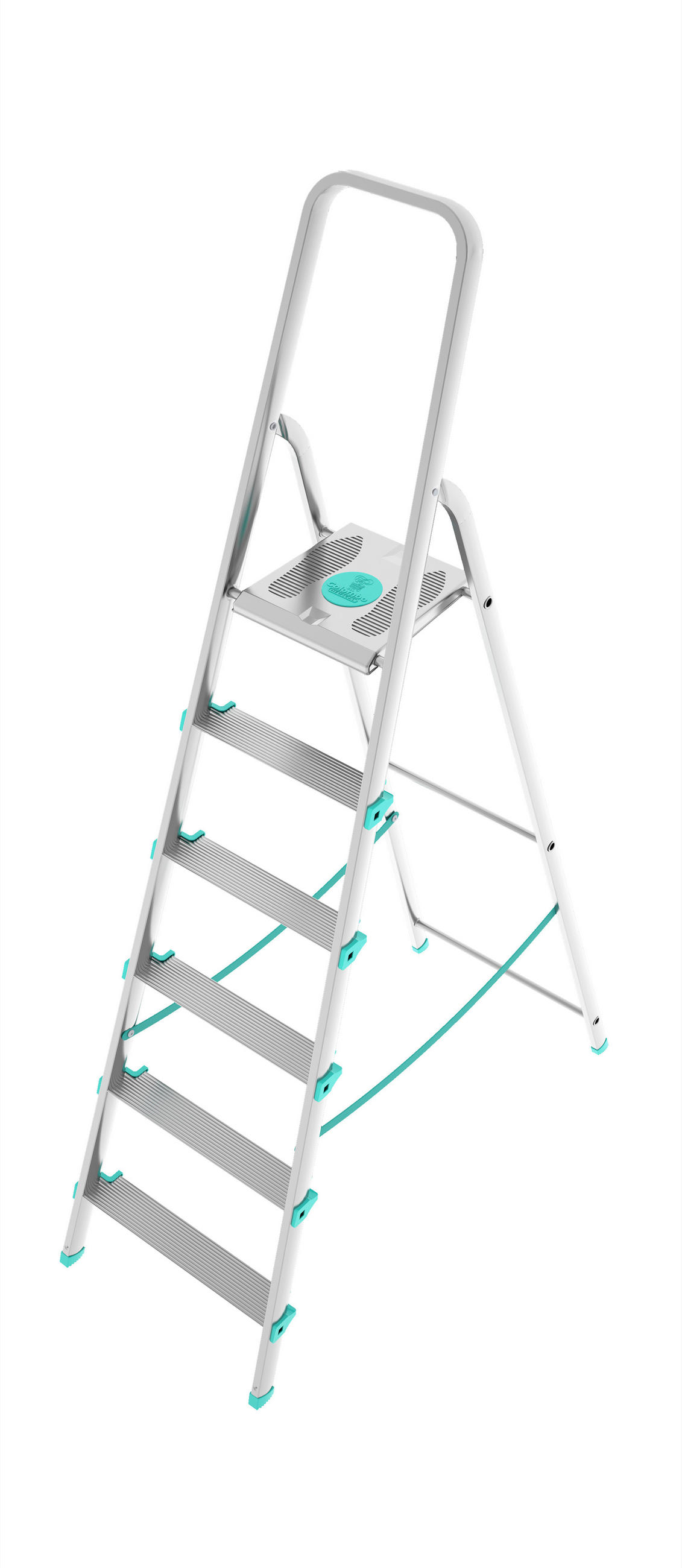 LÉTRA - ezüstszínű, Basics, fém (5,4kg)