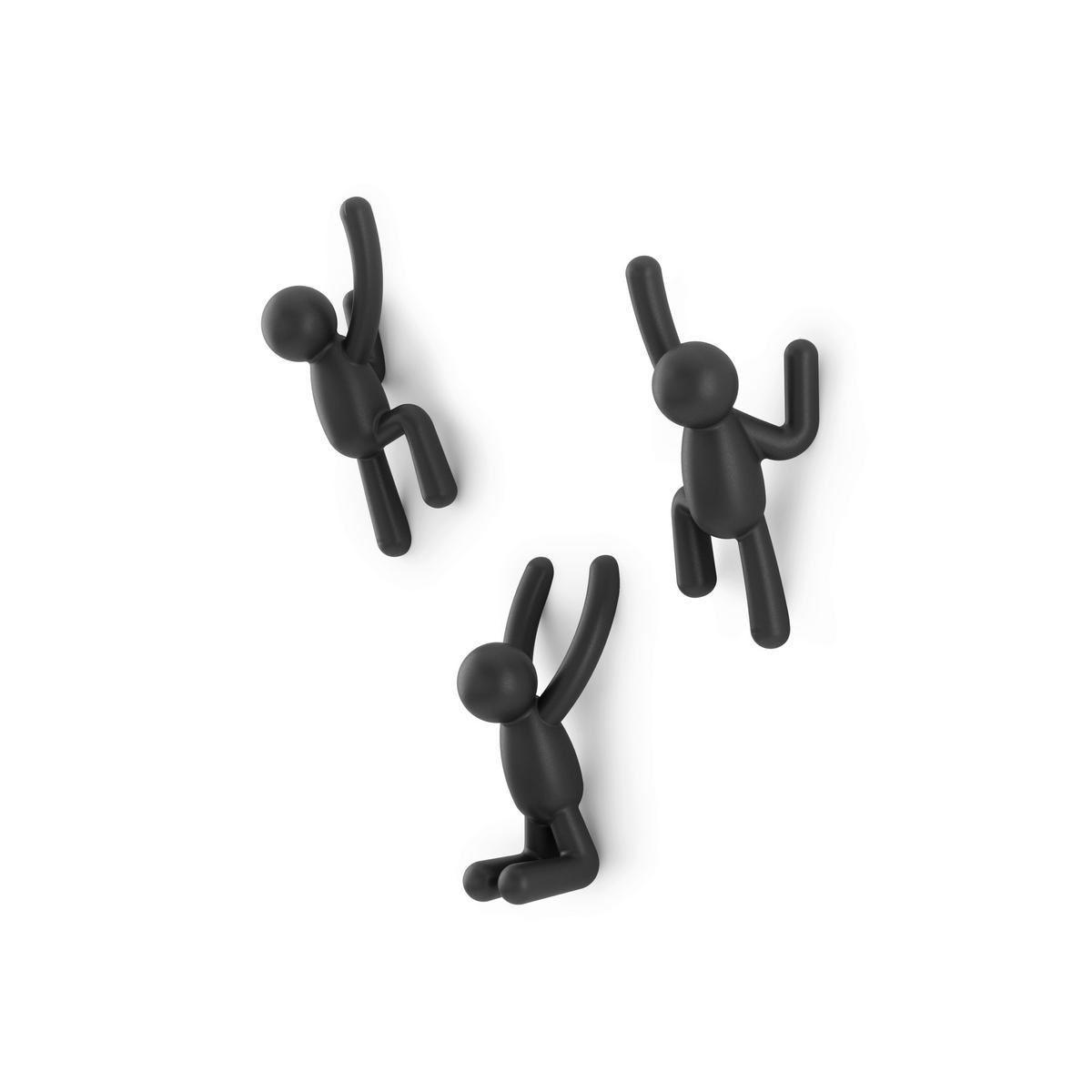 WANDGARDEROBE  in Schwarz  - Schwarz, Basics, Kunststoff (8/7/18cm) - Umbra