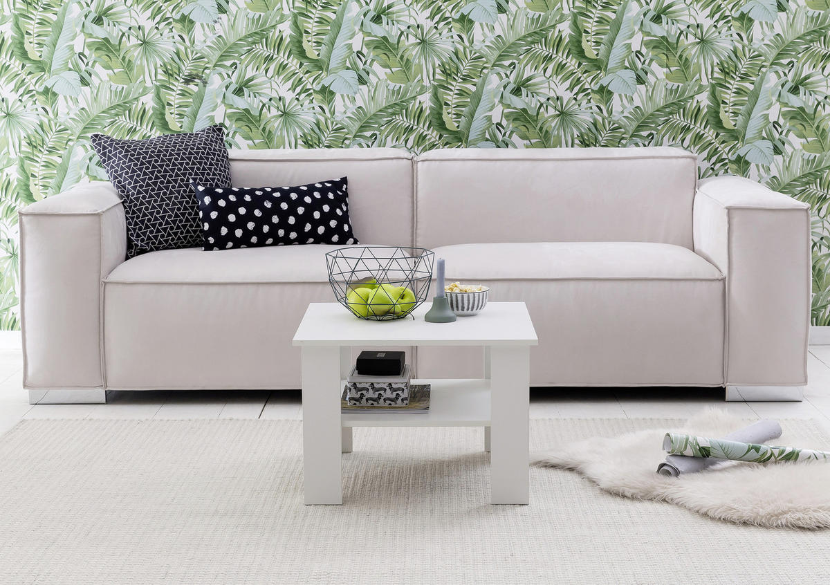 COUCHTISCH in Holzwerkstoff 60/60/42 cm  - Weiß, KONVENTIONELL, Holzwerkstoff (60/60/42cm) - MID.YOU