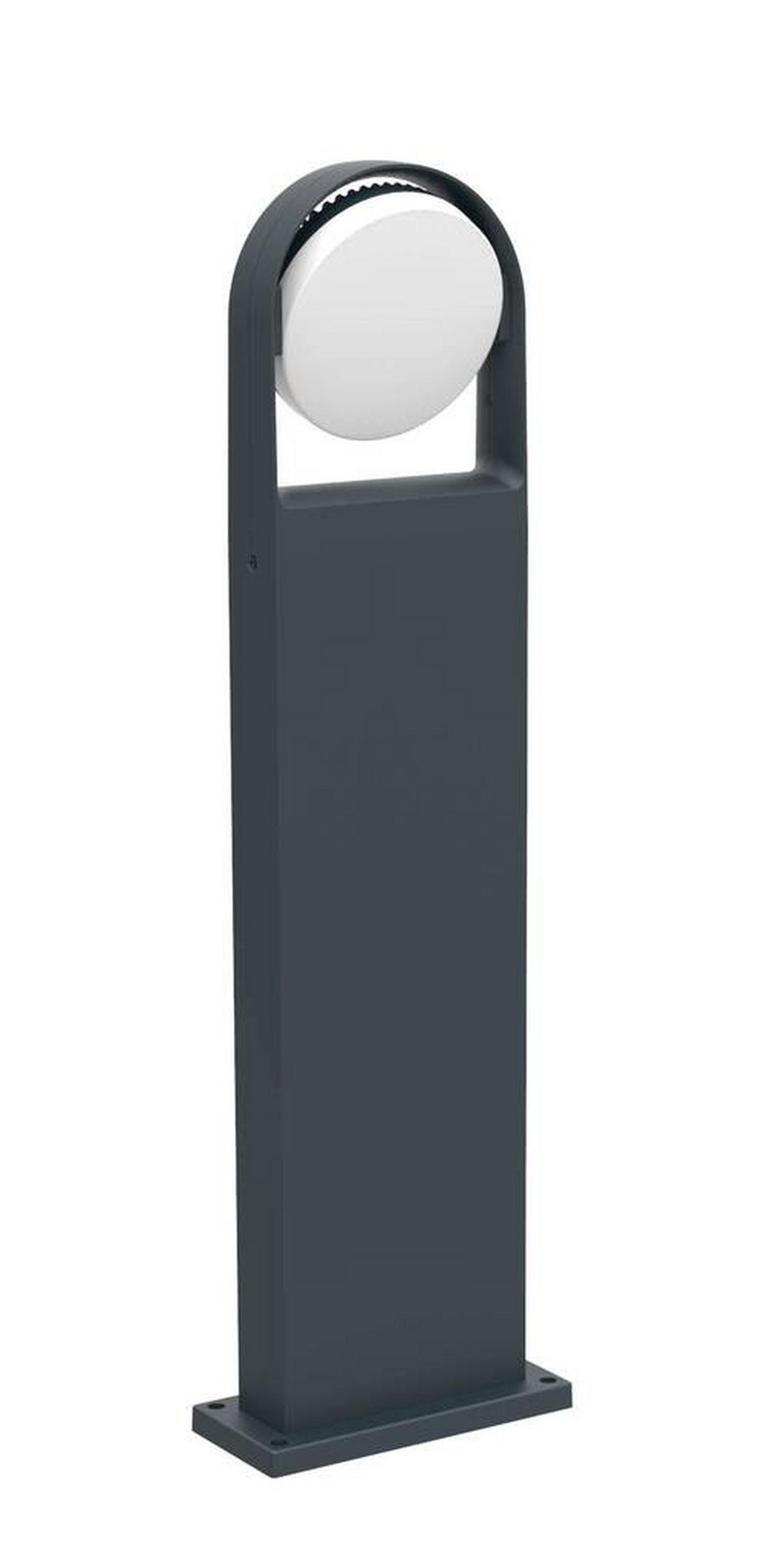 WEGELEUCHTE   - Anthrazit/Weiß, Basics, Kunststoff/Metall (75/20/7,5cm)