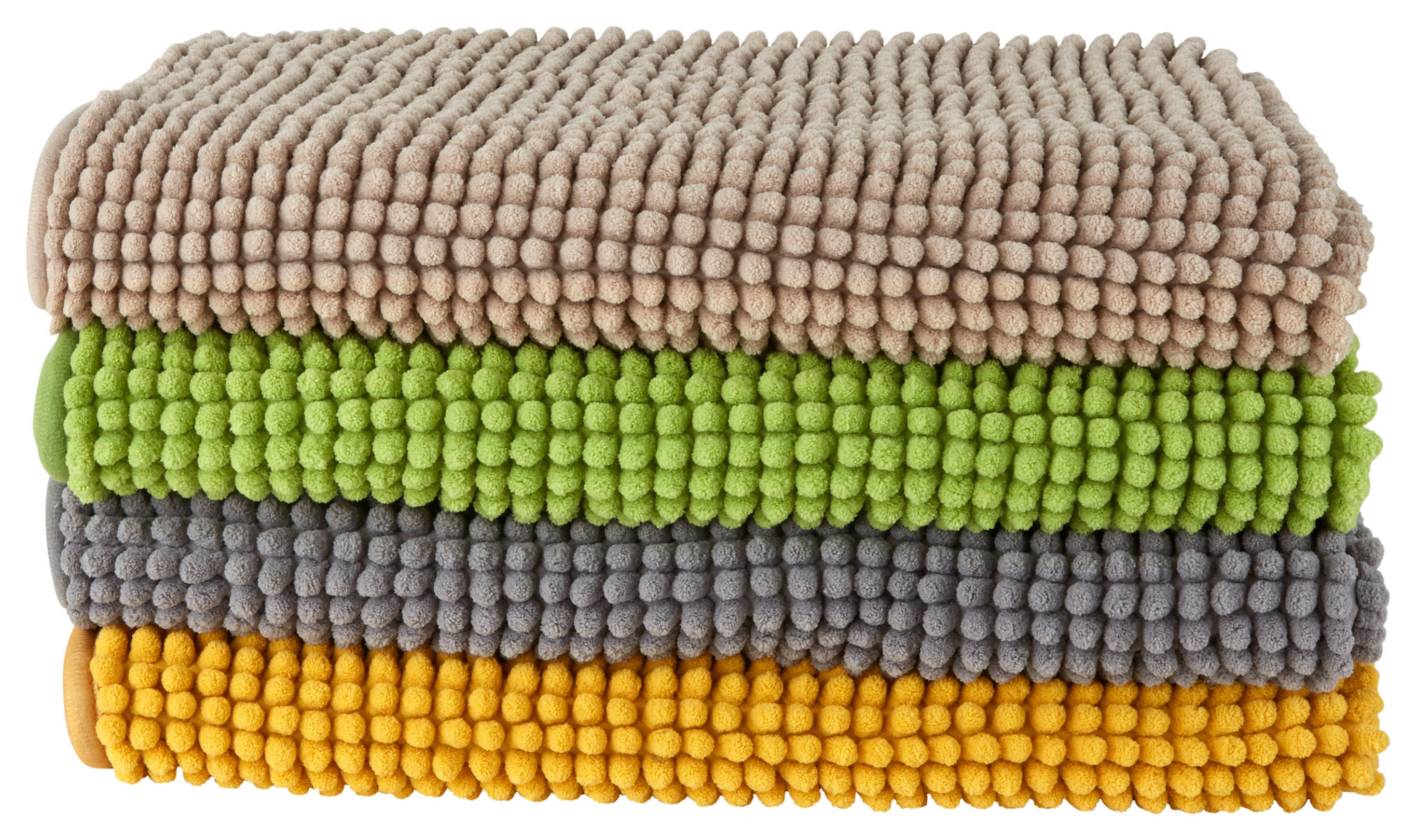 KUPAONSKI TEPIH žuta  - žuta, Basics, tekstil/plastika (50/80cm) - Boxxx