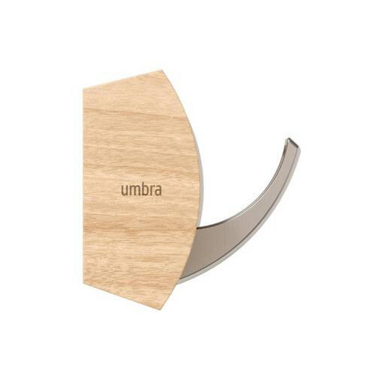 DAŠČICA ZA ODLAGANJE KAPUTA  srčevina bukve  drvo, metal, plastika  - srčevina bukve, Konvencionalno, drvo/metal (30.48/6.35/3.175cm) - Umbra