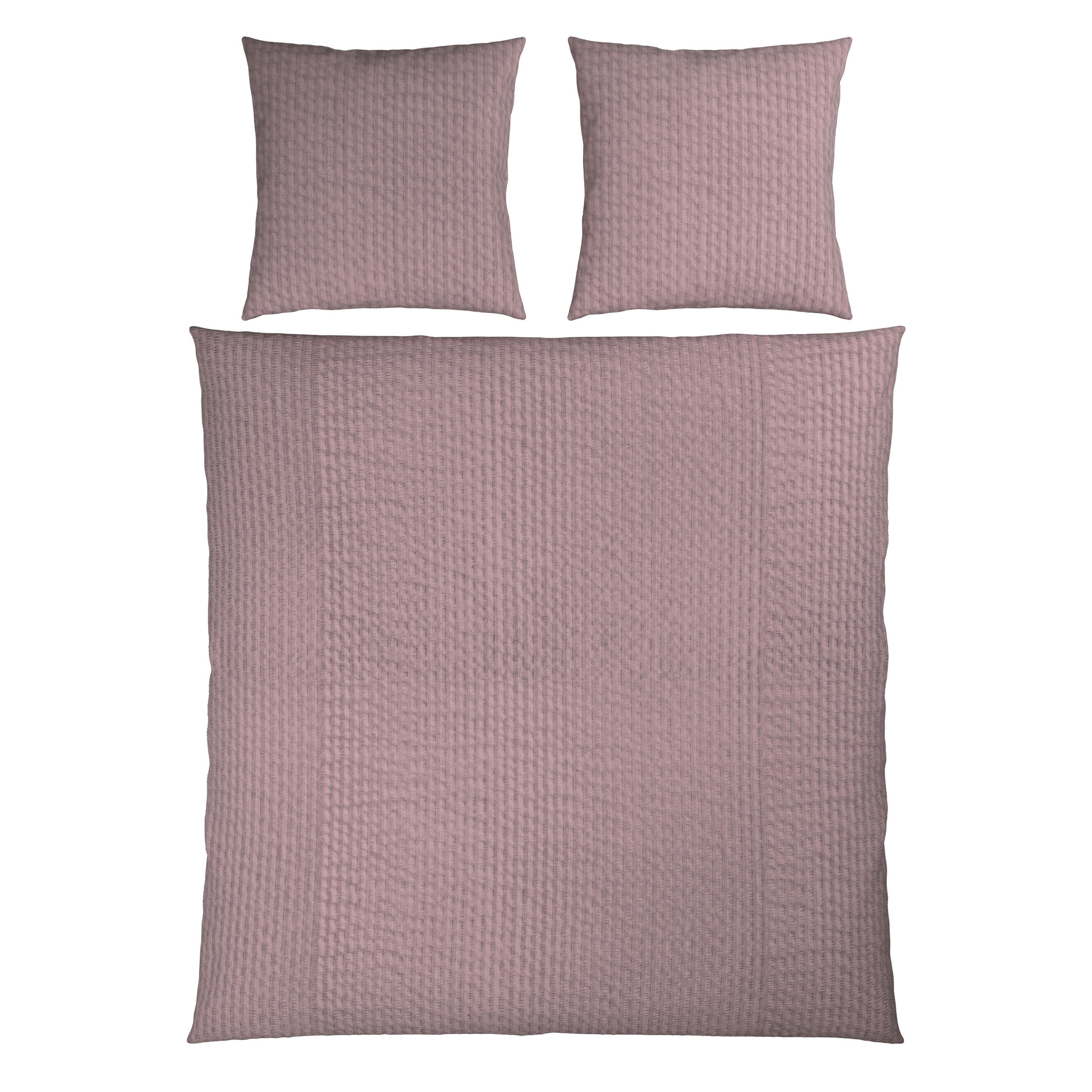 BETTWÄSCHE Seersucker 200/200 cm  - Lila, Textil (200/200cm) - Novel