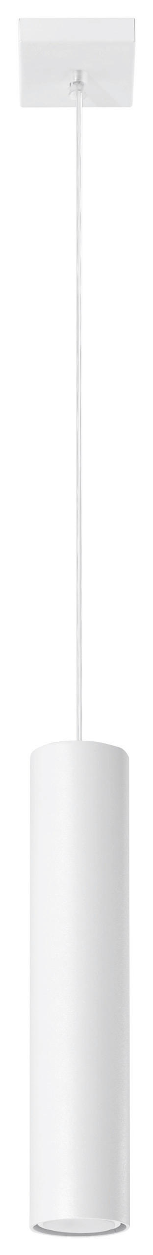 HÄNGELEUCHTE Lagos 8/8/100 cm  - Weiß, Design, Metall (8/8/100cm)