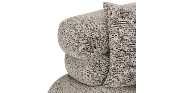 ECKSOFA Braun  inkl. Zierkissen, Rückenkissen, Rücken echt  - Schwarz/Braun, KONVENTIONELL, Kunststoff/Textil (170/276cm) - Carryhome