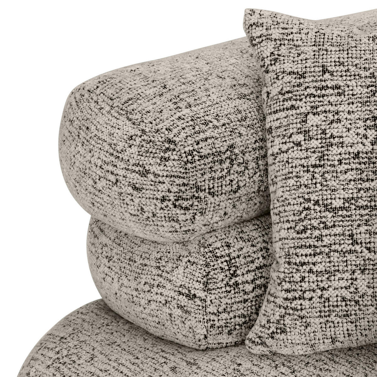 ECKSOFA Braun  - Schwarz/Braun, KONVENTIONELL, Kunststoff/Textil (170/276cm) - Carryhome