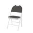 KLAPPSESSEL Grau, Weiß - Weiß/Grau, Design, Textil/Metall (47/88/49,5cm) - CARRYHOME