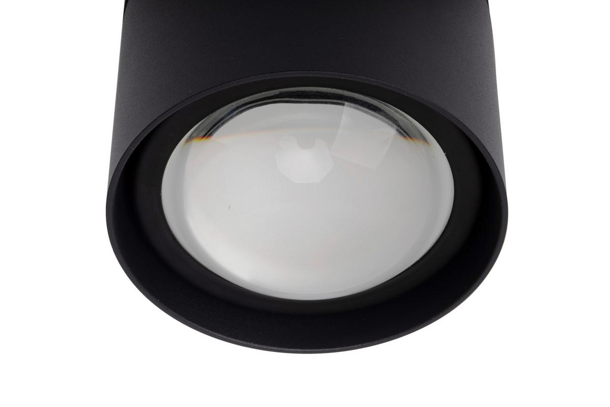 LED-SPOTKOPF Puk 8,4/9 cm  - Schwarz, Design, Metall (8,4/9cm) - Novel