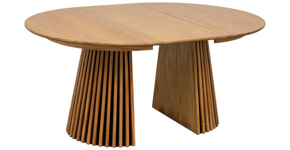 ESSTISCH Eichefarben rund ausziehbar - Eichefarben, Design, Holz (120/120/75cm) - Carryhome