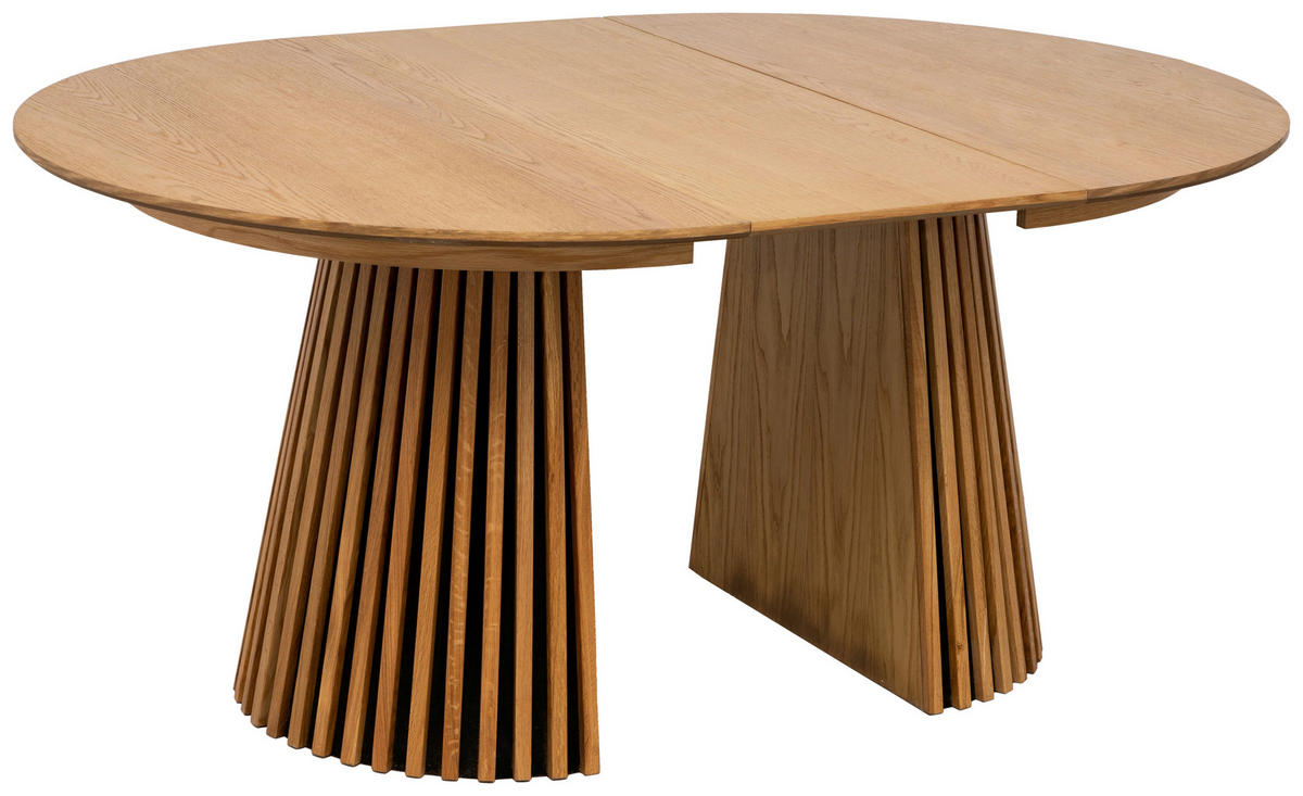 ESSTISCH Eichefarben rund  ausziehbar  - Eichefarben, Design, Holz (120/120/75cm) - Carryhome