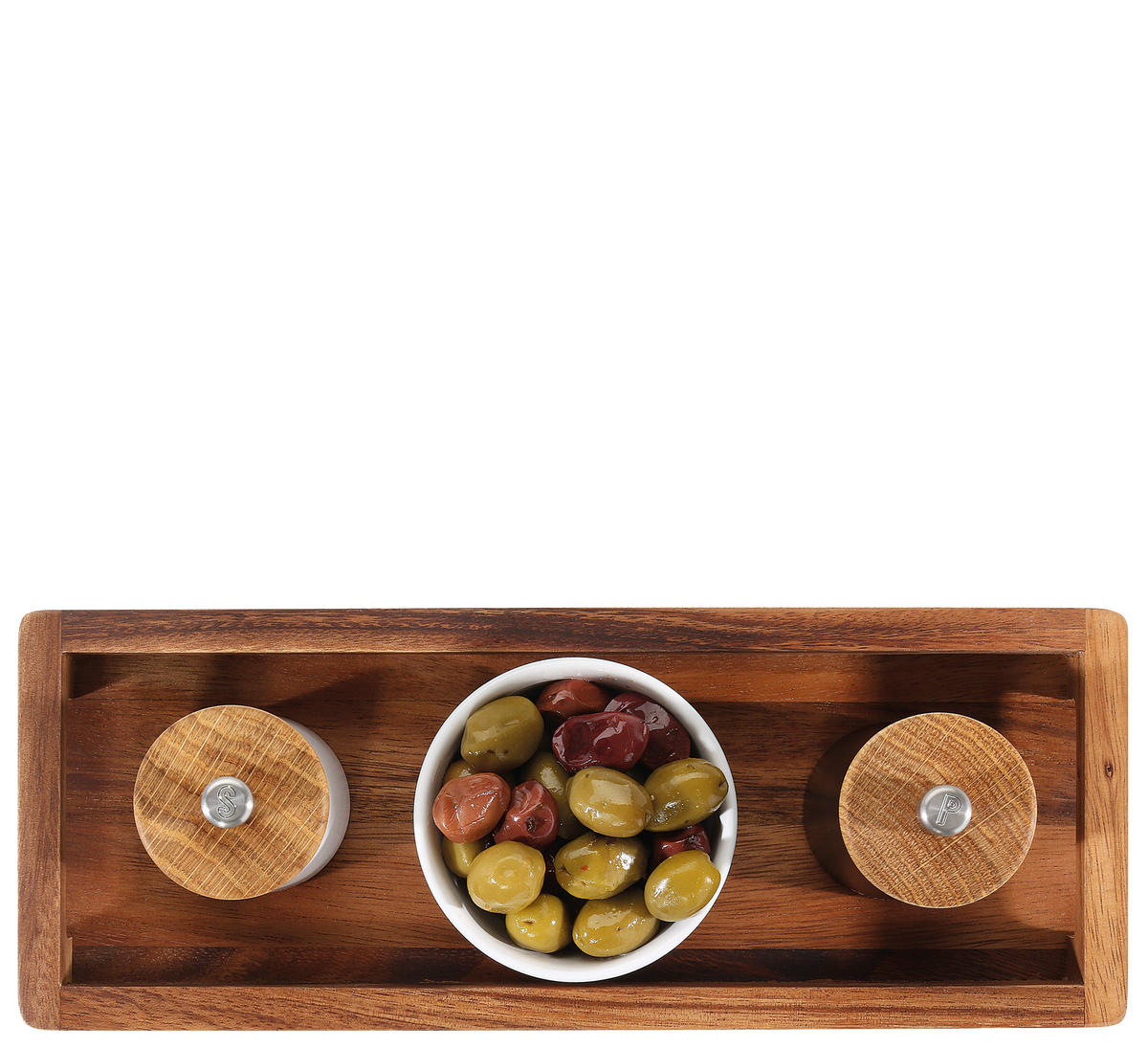 SERVIERTABLETT Holz Akazie  - Akaziefarben, Basics, Holz (40/15/4.5cm) - Zassenhaus