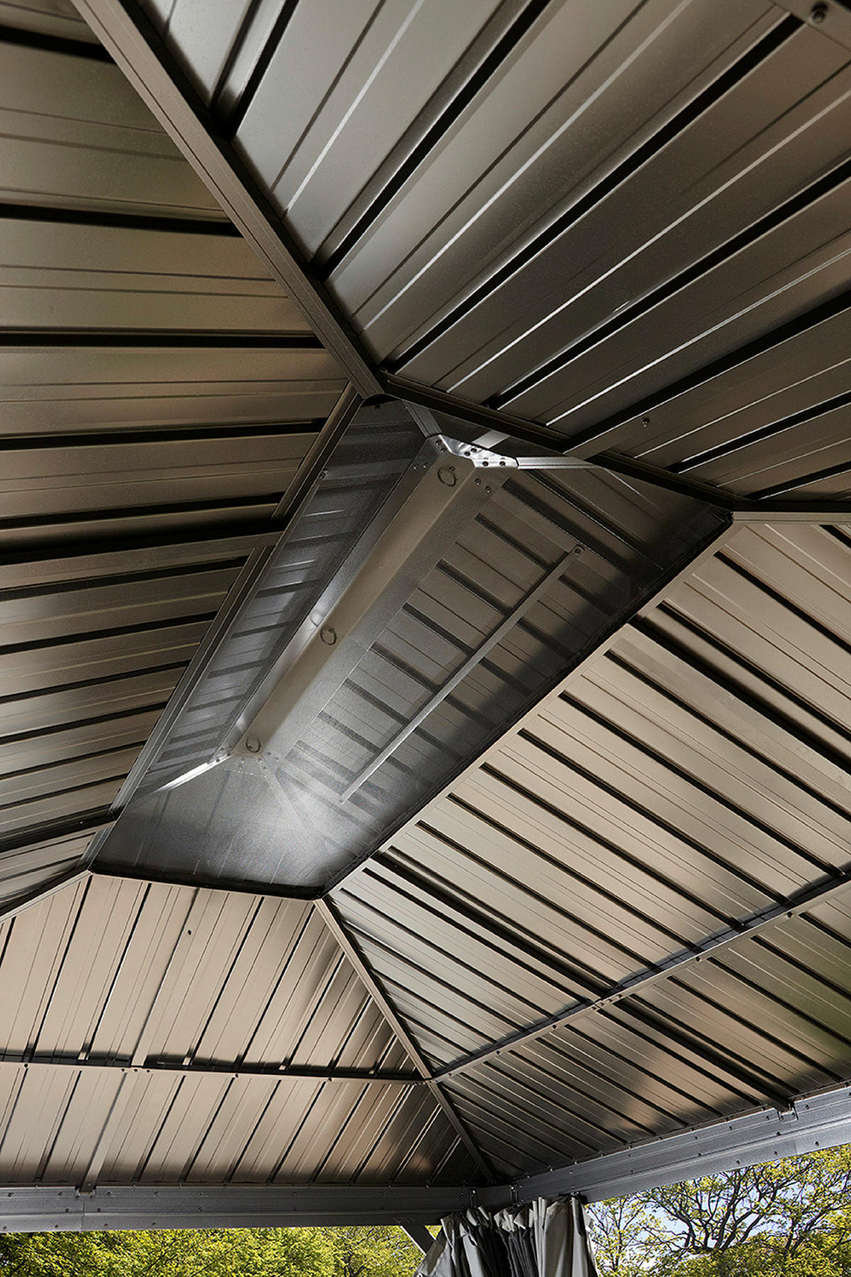 PAVILLON 483/307/363 cm   - Anthrazit, Basics, Metall (483/307/363cm)