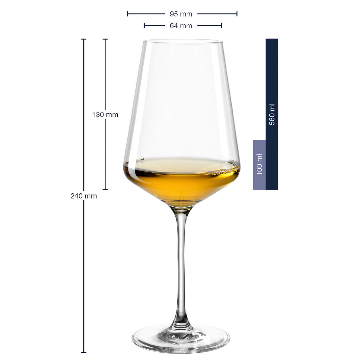 SADA SKLENIC 18 ks - průhledné, Design, sklo - Leonardo