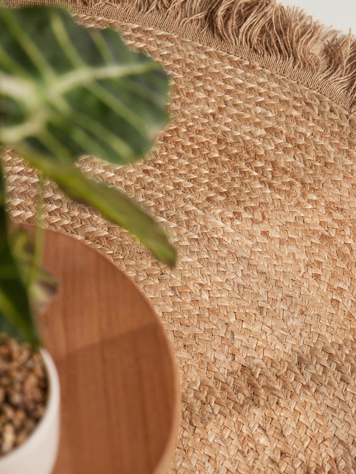 JUTETEPPICH 150 cm Jute Braided Goldbraun rund  - Goldbraun, Basics, Textil (150cm) - Hanse Home