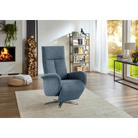 DREHSTUHL  in Flachgewebe Hellblau  - Chromfarben/Hellblau, Konventionell, Textil/Metall (75/112/82cm) - Sit & More