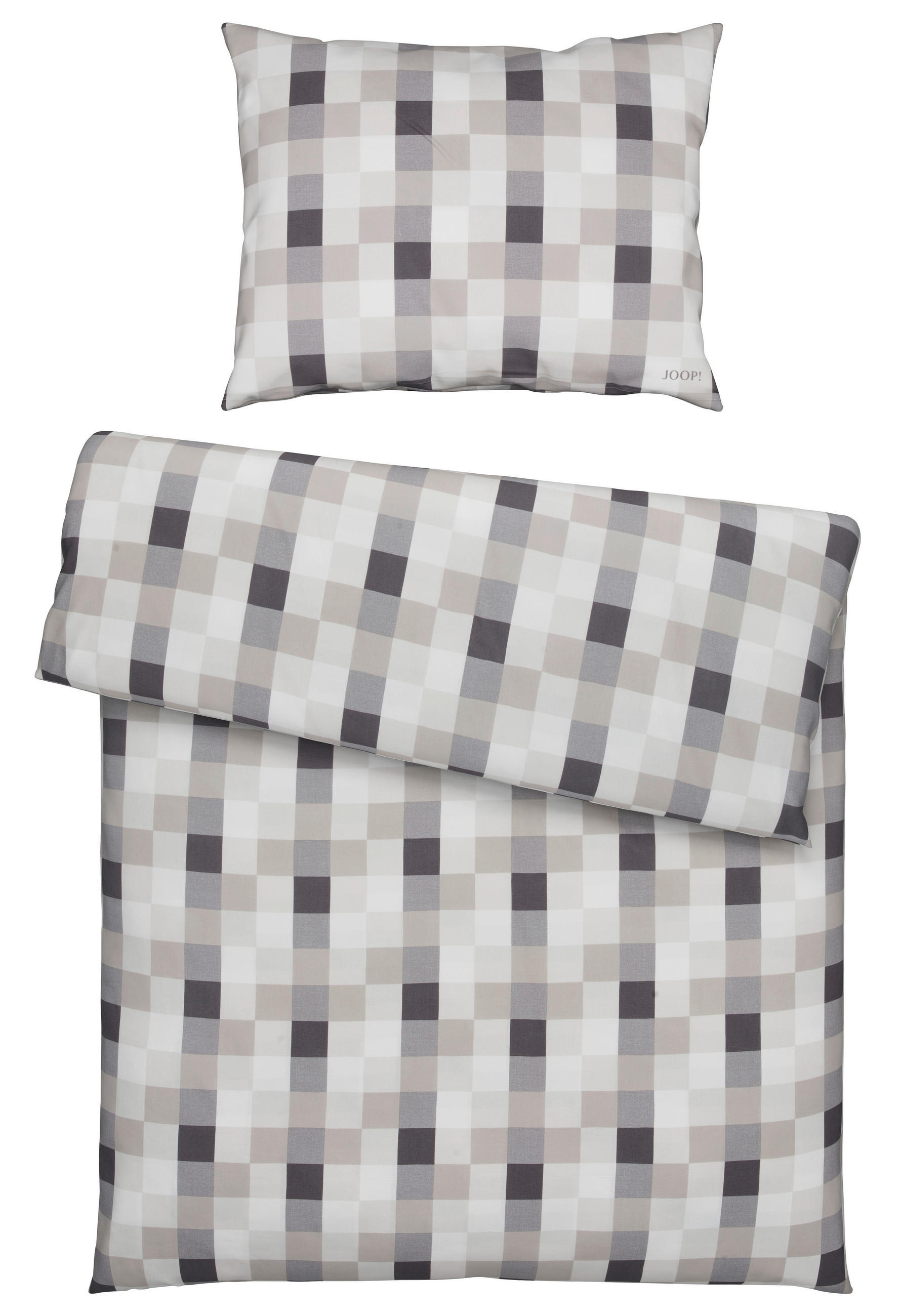 ÁGYNEMŰHUZAT-GARNITÚRA 140/200 cm  - szürke, Basics, textil (140/200cm) - Joop!