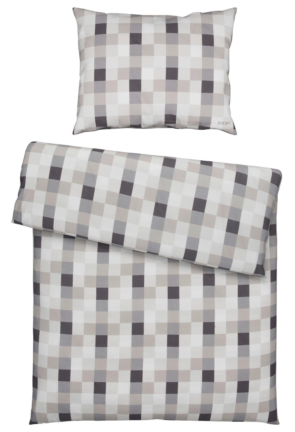 ÁGYNEMŰHUZAT-GARNITÚRA 140/200 cm  - szürke, Basics, textil (140/200cm) - Joop!