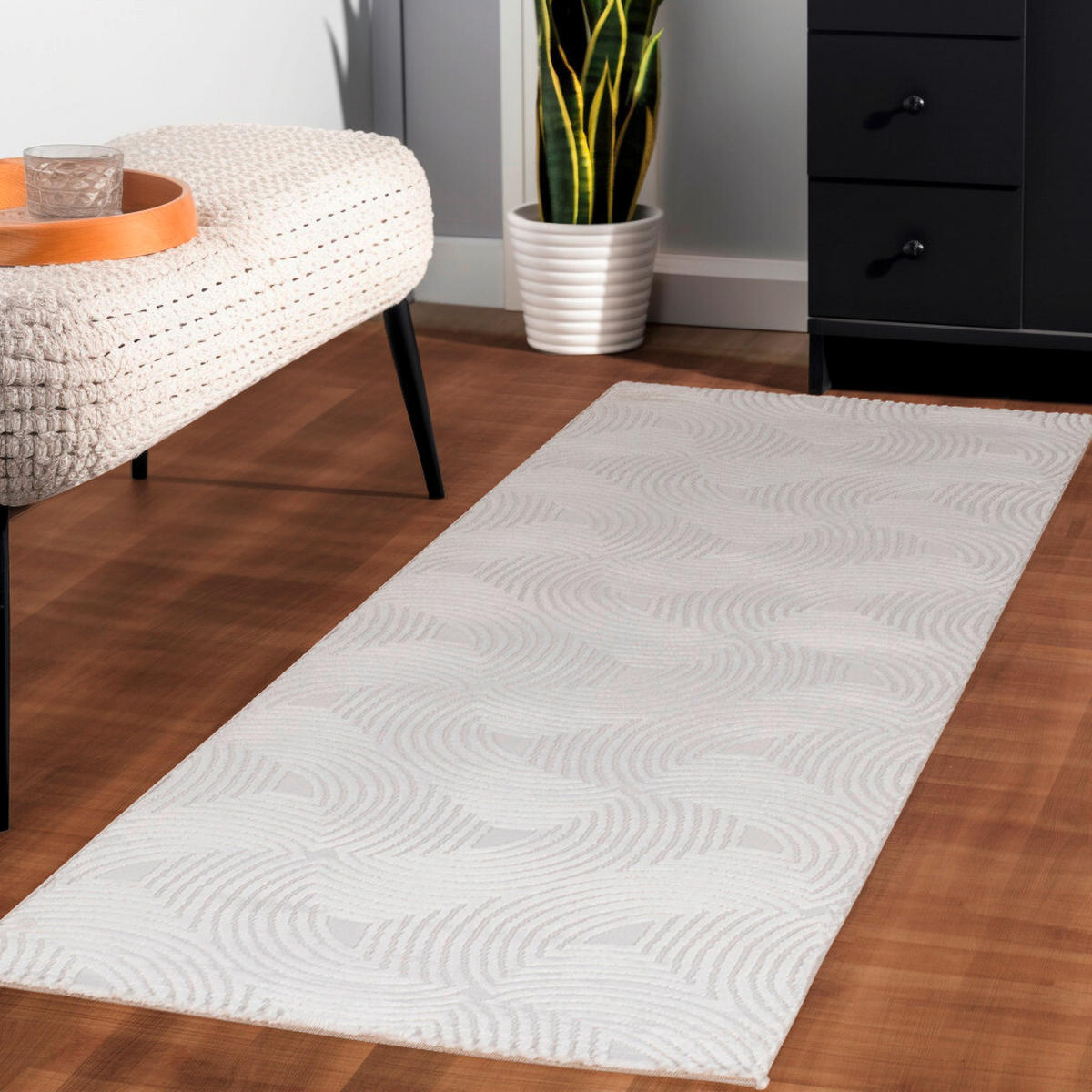 LÄUFER 80/250 cm Sahara  - Creme, Design, Textil (80/250cm) - Novel