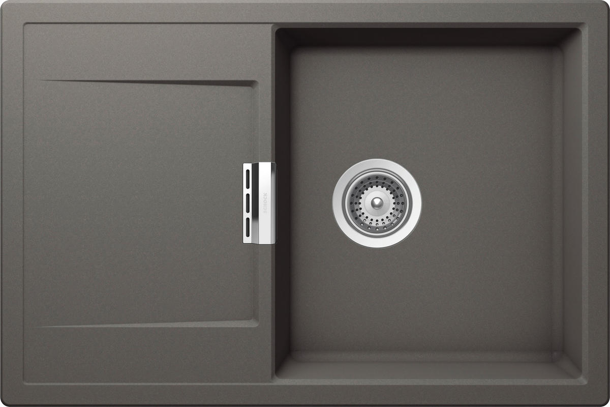 SPÜLE MONO D-100-A / MOND100ASIL  - Graphitfarben, Basics, Stein (76,5/51cm) - Schock