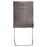 SCHWINGSTUHL in Metall, Leder Edelstahlfarben, Dunkelbraun - Edelstahlfarben/Dunkelbraun, Design, Leder/Metall (46/99/58,5cm) - Novel SCHWINGSTUHL in Metall, Leder Edelstahlfarben, Dunkelbraun - Edelstahlfarben/Dunkelbraun, Design, Leder/Metall (46/99/58,5cm) - Novel