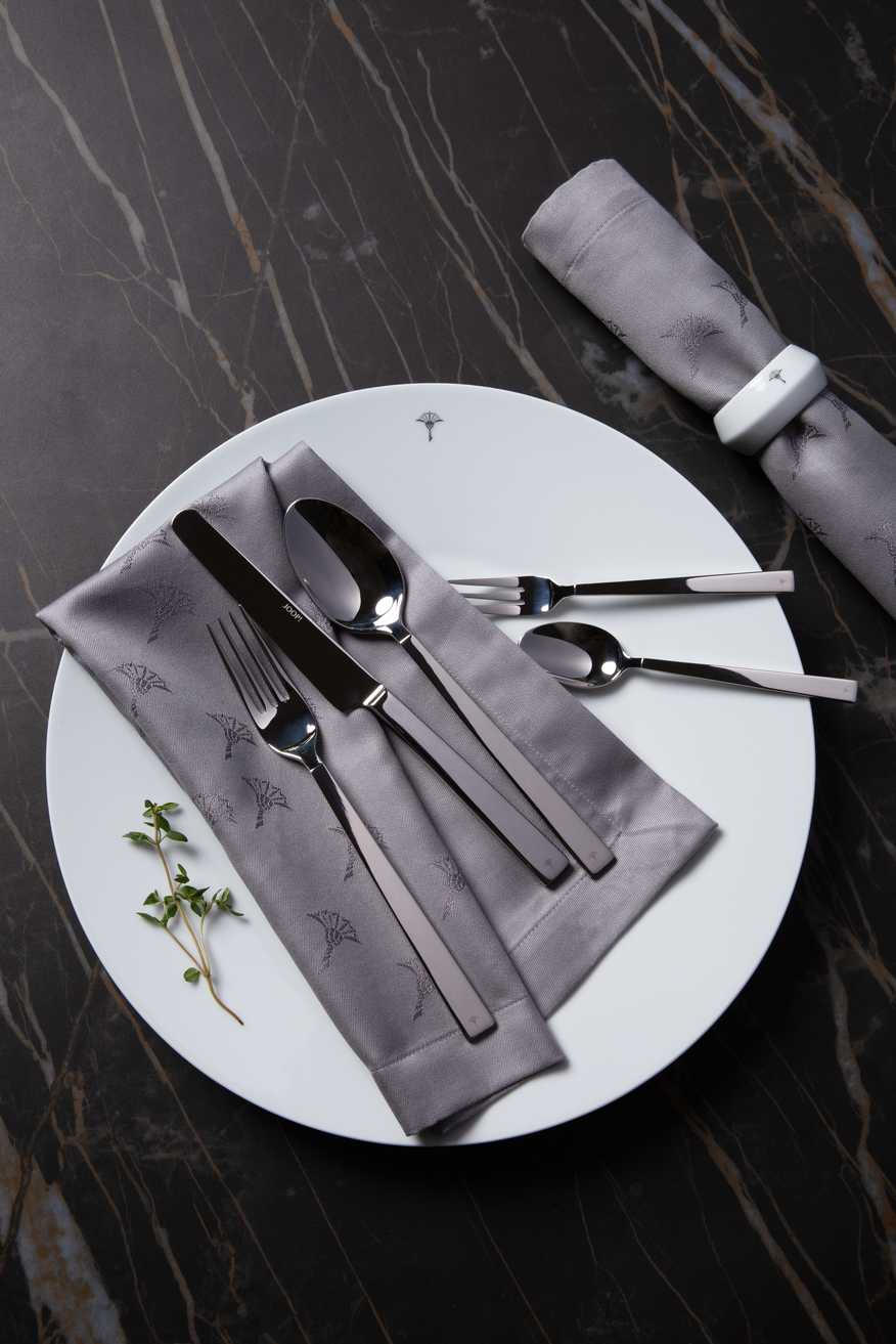 BESTECKSET Dining Glamour  30-teilig  - Silberfarben, Design, Metall (23,2/11,6/3,3cm) - Joop!