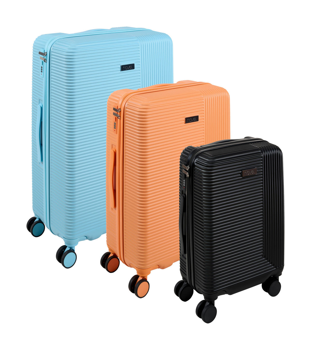 REISEKOFFER Orange  - Orange, Basics, Kunststoff/Textil (44/64/25cm) - Novel