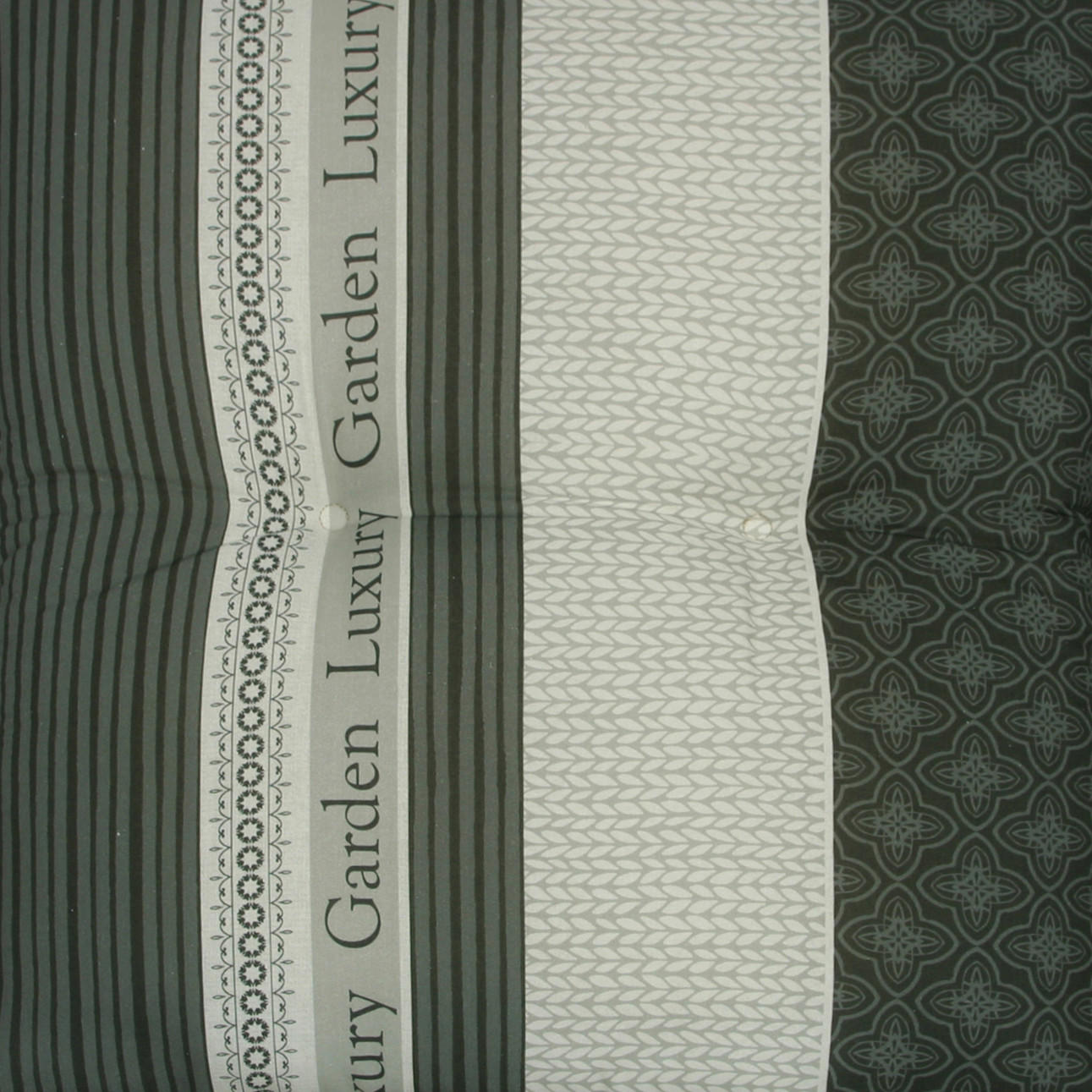 SESSELAUFLAGENSET Schriftzug  - Anthrazit, Basics, Textil (50/7/108cm)