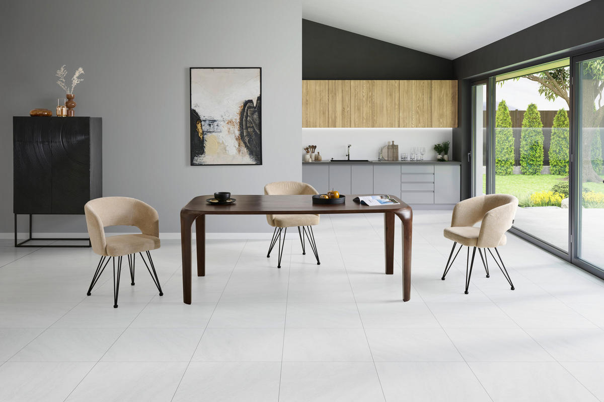 ESSTISCH Holz 200/100/76 cm  - Walnussfarben, Modern, Holz (200/100/76cm) - Livetastic