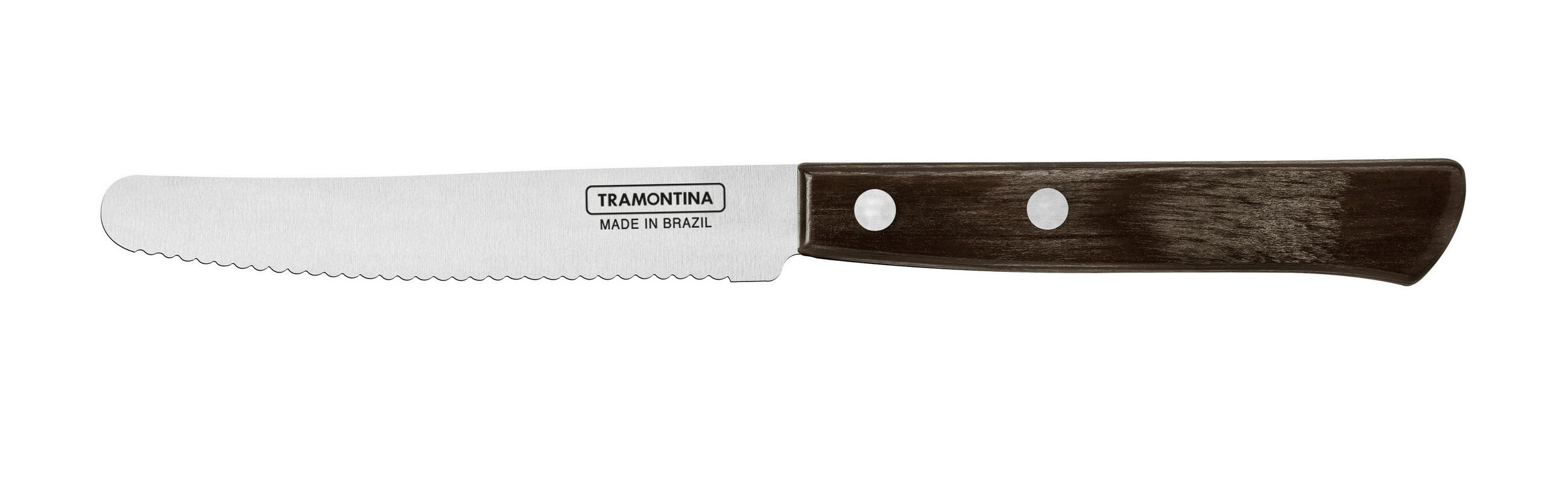 BRÖTCHENMESSER  Edelstahl  22,5 cm  - Basics, Holz/Metall (22,5cm)
