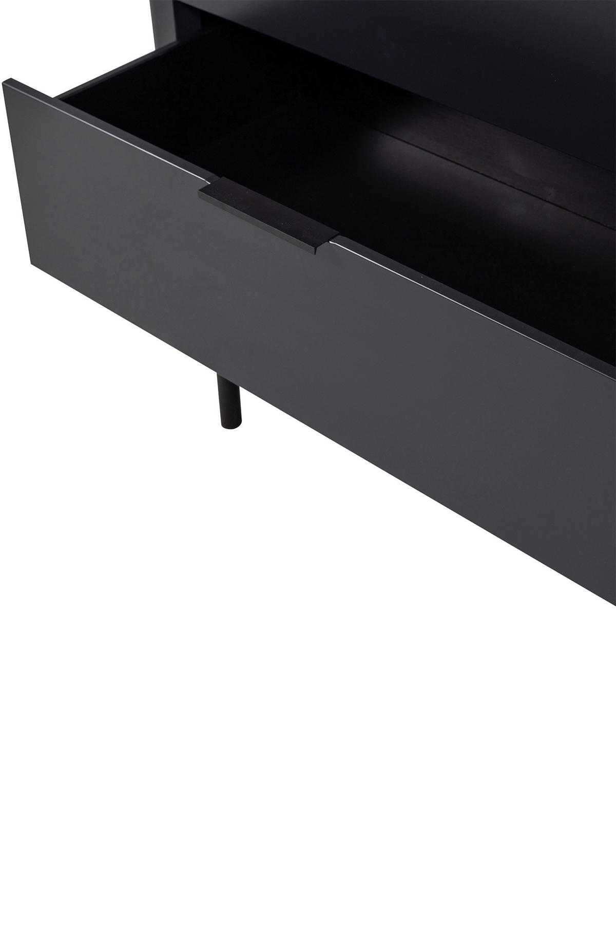 KOMMODE Gunnar  in 94/93/52 cm  - Schwarz, Design, Holz/Metall (94/93/52cm) - Livetastic