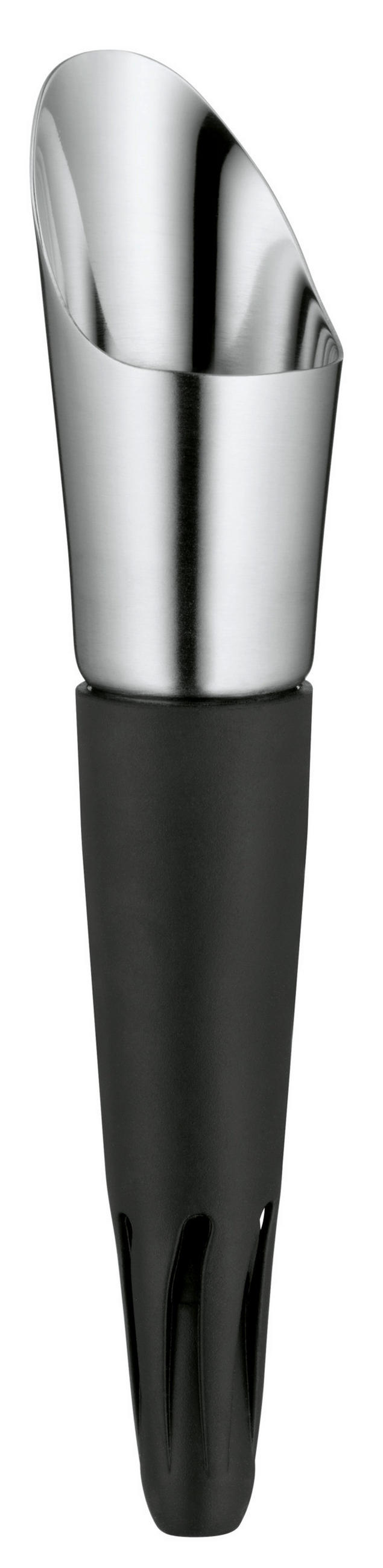 DEKANTOVACIA NÁLIEVKA NA VÍNO - čierna/farba ušľachtilej ocele, Design, kov/plast (0.075kg) - WMF