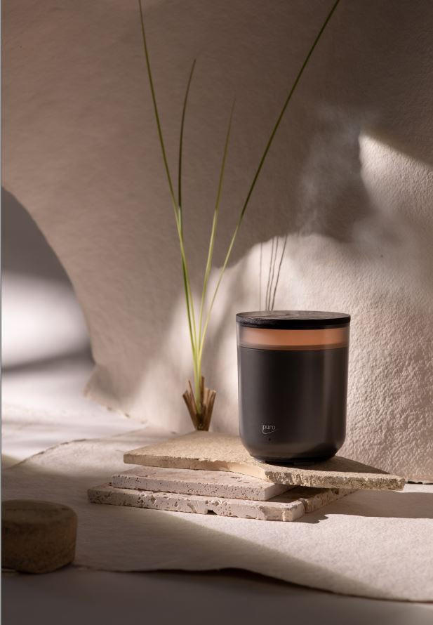 DIFFUSER  - Grau, Basics (13,5/13,4/15,8cm) - Ipuro