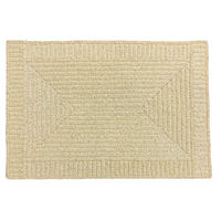 TISCHSET Glas, Textil Satin Sandfarben 30/45 cm  - Sandfarben, Basics, Glas/Textil (30/45cm) - Ambia Home