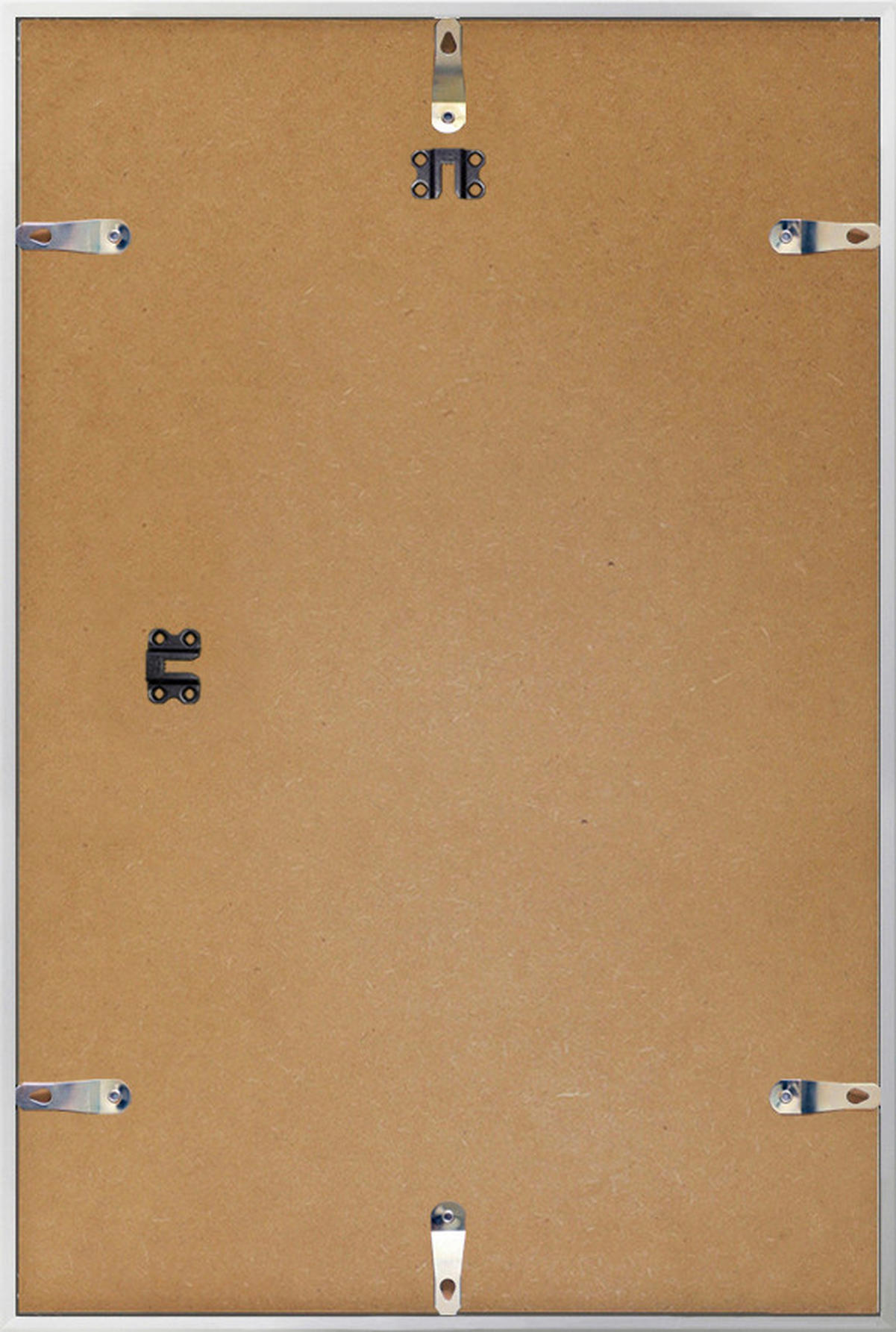 BILDERRAHMEN - Silberfarben, Basics, Glas/Papier (40/60/1,8cm)