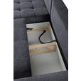 ECKSOFA in Chenille Graphitfarben  - Schwarz/Graphitfarben, KONVENTIONELL, Holz/Textil (180/266cm) - Carryhome