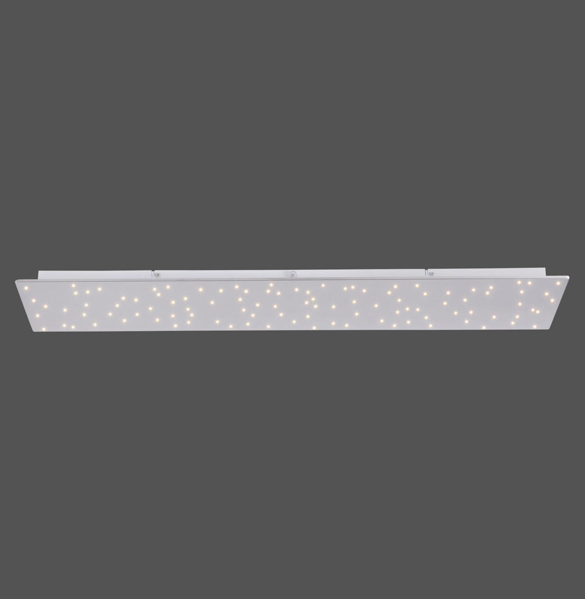 DECKENLEUCHTE 18 W    100/25/4 cm  - Silberfarben, Design, Metall (100/25/4cm)