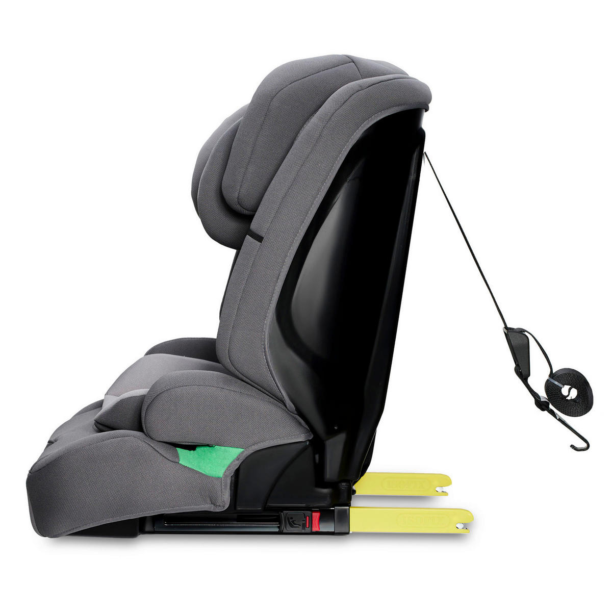 KINDERAUTOSITZ Safety Fix 2 i-Size  - Hellgrau/Grau, Basics, Kunststoff (44/82.5/49cm) - kinderkraft