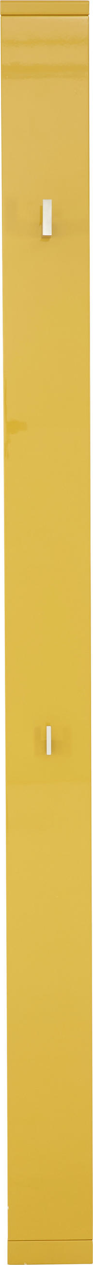 ŠATNÍ PANEL, žlutá, 15/218,3/13,2 cm - žlutá, Design, kompozitní dřevo (15/218,3/13,2cm) - Invivus