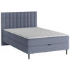 BOXBETT 120/200 cm  in Blaugrau  - Blaugrau/Schwarz, Design, Holz/Holzwerkstoff (120/200cm) - Stylife