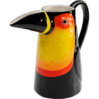 KARAFFE 1 L    - Gelb/Schwarz, Design, Keramik (27/25/14cm) - Kare-Design