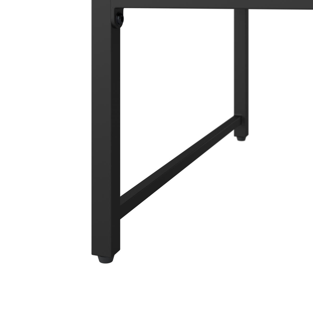 LOUNGESOFA  - Schwarz/Naturfarben, MODERN, Holz/Textil (125/67,5/63,5cm) - Ambia Garden