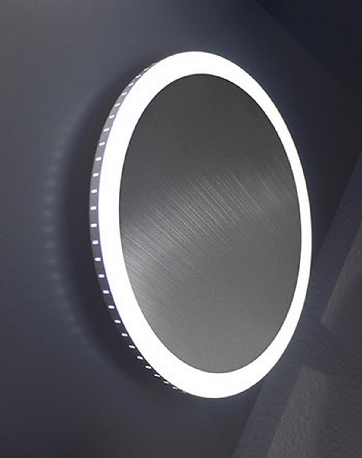 LED-DECKENLEUCHTE Moon 50/5,1 cm   - Nickelfarben, Basics, Metall (50/5,1cm)