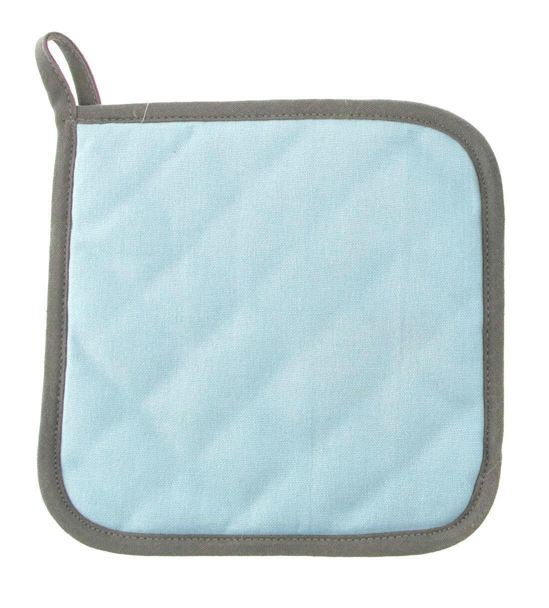 DRŽAČ ZA LONAC svetloplava , tekstil  MISSY  - svetloplava, Osnovno, tekstil (20/20/2cm)