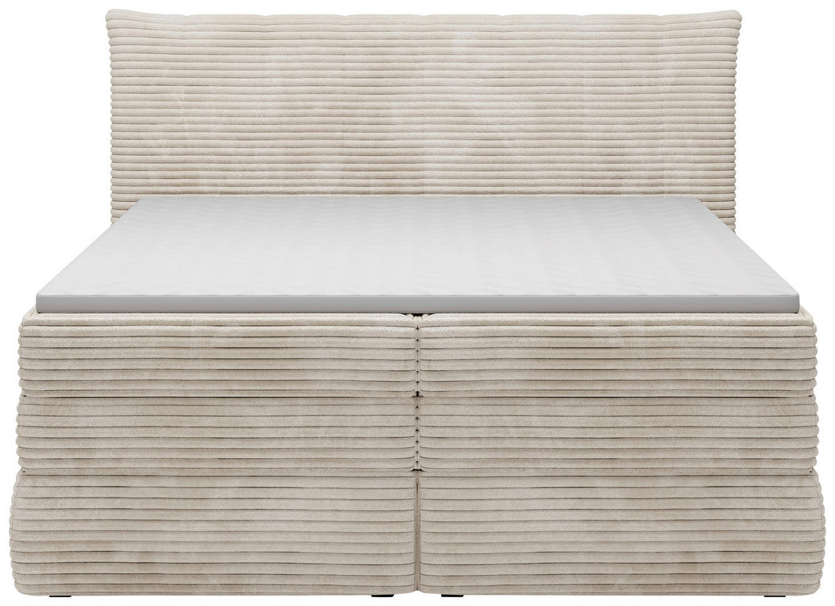 POSTEL BOXSPRING, 180/200 cm, šampaňská - černá/šampaňská, Moderní, textil/plast (180/200cm) - Esposa